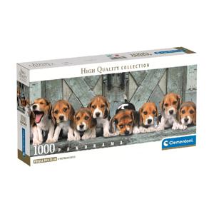 Clementoni Panorama Puzzel Beagles 1000 Stukjes