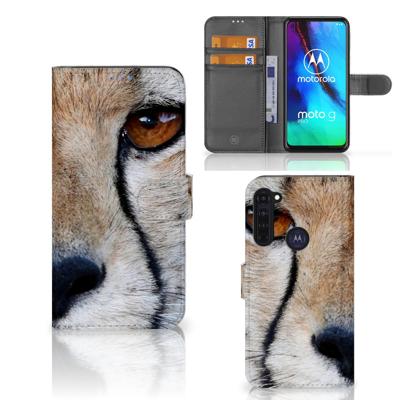 Motorola Moto G Pro | Telefoonhoesje | Met pasjeshouder | Cheetah