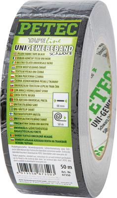 PETEC Fabric tape 50m black