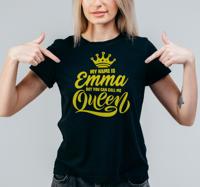 Noem me koningin T-shirt met naam
