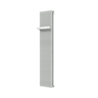 Vipera Corrason dubbele badkamerradiator 40 x 180 cm centrale verwarming mat wit zij- en middenaansluiting 2.238W