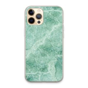 Groen marmer: iPhone 13 Pro Max Transparant Hoesje