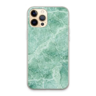 Groen marmer: iPhone 13 Pro Max Transparant Hoesje
