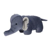 Deurstopper - olifant - 29 x 14 x 16 cm - polyester - safari dieren thema deurstoppers