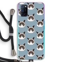It's a Purrr Case: Oppo A72 Transparant Hoesje met koord
