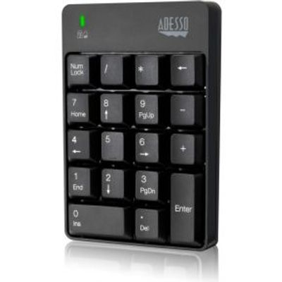 Adesso WKB-6010UB numeriek toetsenbord RF Draadloos Universeel Zwart