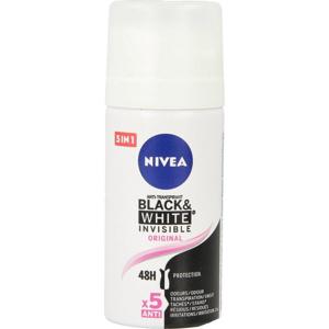 Nivea Deodorant spray black & white invisible mini