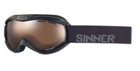 Sinner Toxic  Goggle (Zwart / Oranje Sintec Vented) One Size Zwart