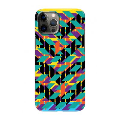 Skew Bee 1: Volledig geprint iPhone 12 Hoesje