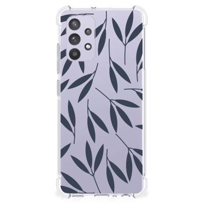 Samsung Galaxy A32 4G | A32 5G Enterprise Editie Case Leaves Blue Samsung Galaxy A32 4G | A32 5G Enterprise Editie Case Leaves Blue