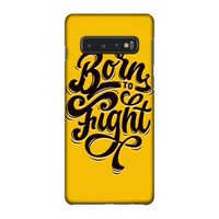 Born to Fight: Samsung Galaxy S10 4G Volledig Geprint Hoesje