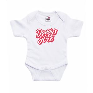 Daddys girl geboorte cadeau romper wit voor babys