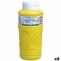 Vingerverf Giotto Geel 750 ml (6 Stuks)