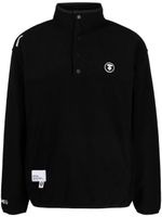 AAPE BY *A BATHING APE® sweat à logo appliqué - Noir - thumbnail