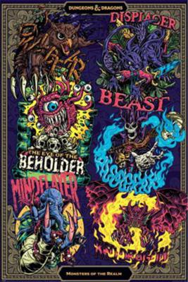 Poster Dungeons & Dragons Monsters of the Realm 61x91,5cm