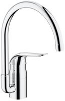Grohe Euroeco Special keukenkraan hoog met hendel 12 cm Chroom