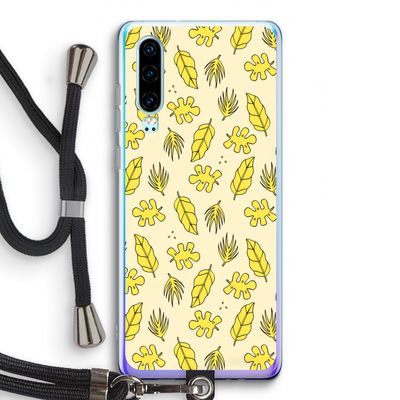 Herfst: Huawei P30 Transparant Hoesje met koord