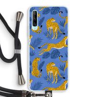 Luipaard: Huawei P Smart Pro Transparant Hoesje met koord