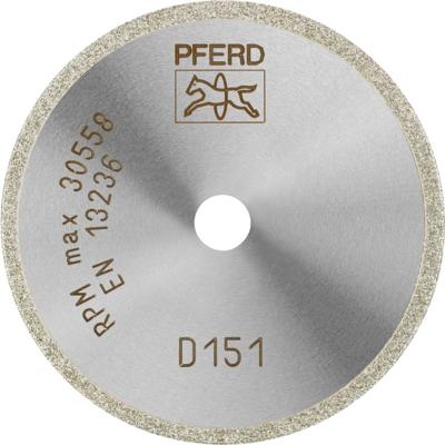 PFERD TOOLS 68405015 D1A1R 50-1,4-6 D 151 GAD Diamanten doorslijpschijf Diameter 50 mm Boordiameter 6 mm Duroplast, Glas, Hardmetaal, Schurende materialen,