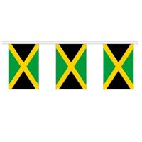 Jamaica vlaggetjes vlaggenlijn - 300 cm - landen slingers versiering - polyester
