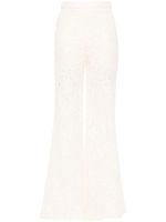 ZIMMERMANN pantalon en dentelle Matchmaker à coupe évasée - Tons neutres