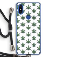 Weed: Xiaomi Mi Mix 3 Transparant Hoesje met koord
