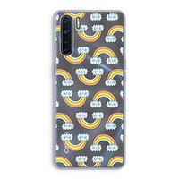 Regenboog: Oppo A91 Transparant Hoesje