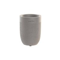 Glas DKD Home Decor 8 x 8 x 10,5 cm Grijs Cement