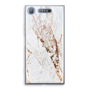 Goud marmer: Sony Xperia XZ1 Transparant Hoesje