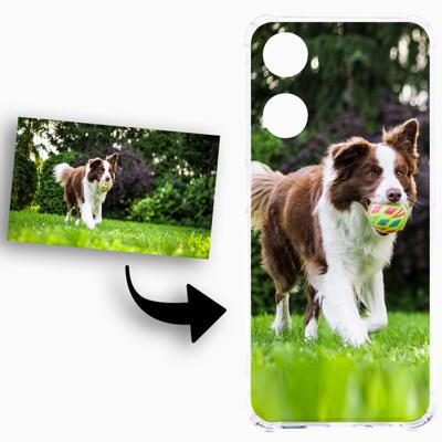 Anti-Shock Back Cover Hoesje Maken | voor de OPPO A58 | A78 5G | Eigen telefoonhoesje ontwerpen | Op maat gemaakt