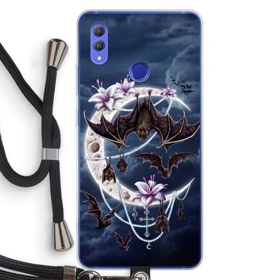 Vleermuizen Maan: Honor Note 10 Transparant Hoesje met koord