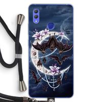 Vleermuizen Maan: Honor Note 10 Transparant Hoesje met koord