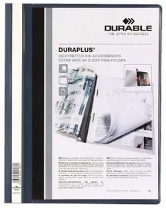 Snelhechtamp Durable Duraplus A4 donkerblauw