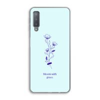 Bloom with grace: Samsung Galaxy A7 (2018) Transparant Hoesje