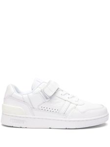 Lacoste baskets en cuir T-Clip à attaches scratch - Blanc