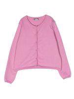 Il Gufo cardigan en coton à manches longues - Rose - thumbnail