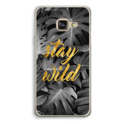 Stay wild: Samsung A3 (2017) Transparant Hoesje