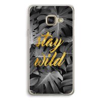 Stay wild: Samsung A3 (2017) Transparant Hoesje