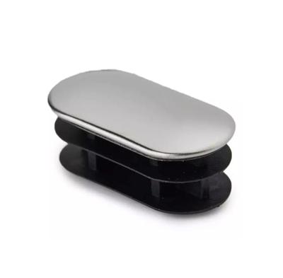 Inslagdop chroom voor ovale buis 30x15 mm (set van 2 stuks) - per stuk Inslagdop chroom voor ovale buis 30x15 mm (set van 2 stuks) - per stuk