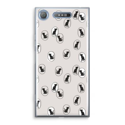 Miauw: Sony Xperia XZ1 Transparant Hoesje