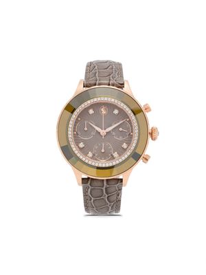 Swarovski montre Octea Chrono 36 mm - Gris