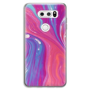 Paarse stroom: LG V30 Transparant Hoesje