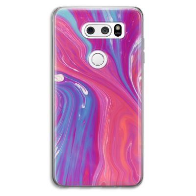 Paarse stroom: LG V30 Transparant Hoesje