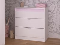 Commode PICHOUEK 3 lades wit Commode PICHOUEK 3 lades wit