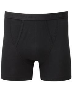 Fruit Of The Loom F993 Classic Boxer (2 Pair Pack) - Black/Black - M