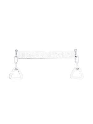 Xander Zhou porte-clés Electroplated en acier inoxydable - Argent
