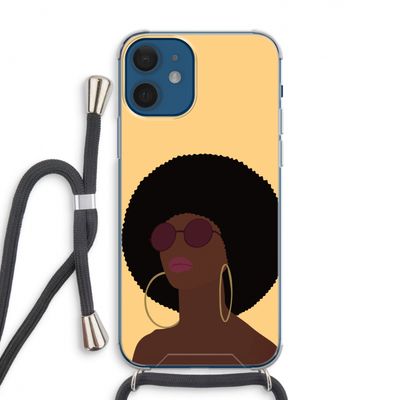 Golden hour: iPhone 12 Transparant Hoesje met koord