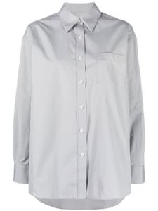 Filippa K chemise droite à manches longues - Gris