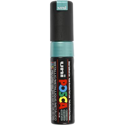 Uni-Posca Posca marker, afm pc-8k, lijndikte 8 mm, breed, groen metallic, 1 stuk