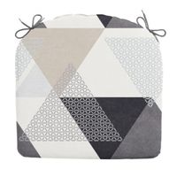 Madison zitkussen Triangle 48 x 46 cm katoen grijs - thumbnail